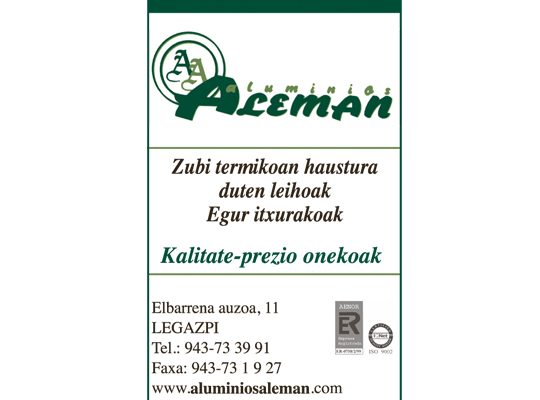 Aroztegia-AluminiosAleman