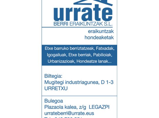 Eraikuntza-UrrateBerri