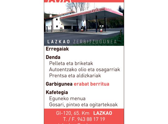 Gasolindegia-Lazkao-Avia