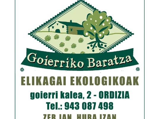 Janaridenda-Goierriko Baratza